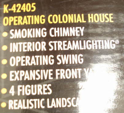K-Line K42405 O Operating Colonial House