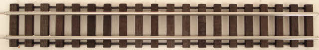 Gargraves 401SW-12 S Gauge Tinplate 12.4" Wood Tie Sectional Track