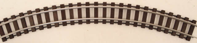 Gargraves 42-401SW S Gauge Tinplate 42" Curve Wood Tie Sectional Track