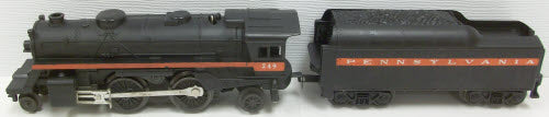 Lionel 249 Vintage O Postwar 2-4-2 Steam Locomotive w/ 250T Tender
