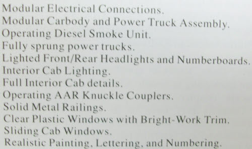 Aristo-Craft 22192S Louisville & Nashville GE-U25B Diesel Locomotive