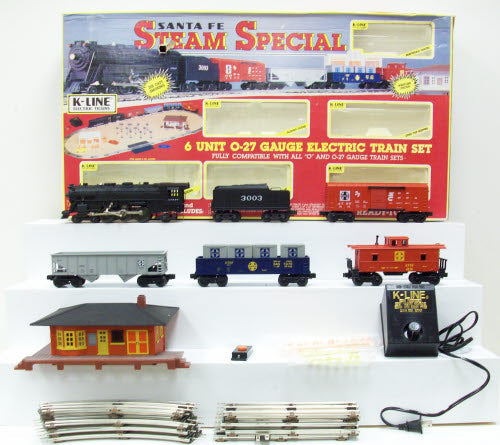 K-Line K1201 Santa Fe Steam Special O Gauge Steam Train Set