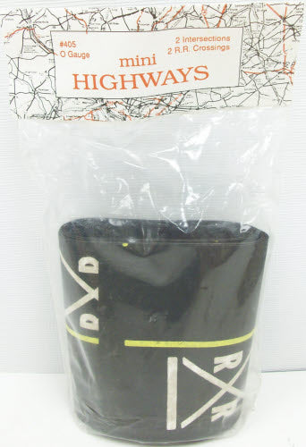 LeisureTime 405 O Gauge Mini Highways 2 Intersections and 2 Railroad Crossings