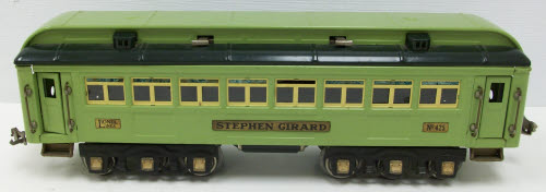 Lionel 425 Vintage Standard Gauge Stephen Girard Pullman