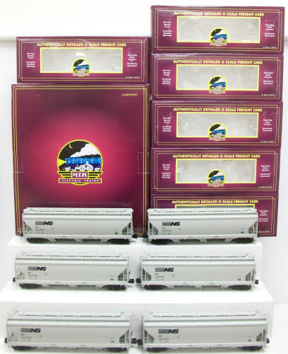 MTH 20-90441 O Norfolk Southern 3-Bay Centerflow Hopper Car Set (Set of 6)
