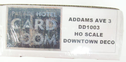 Downtown Deco DD-1003 HO Scale 1003 Addams Ave. Part Three Building Kit