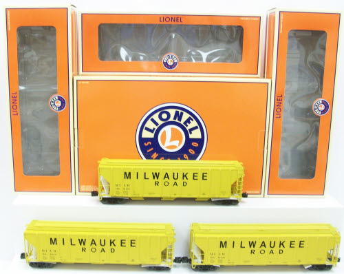 Lionel 6-21852 O Milwaukee Road PS-2CD Hopper Set (Set of 3)