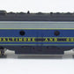 Atlas 2102 N Baltimore & Ohio EMD E8 Diesel Locomotive