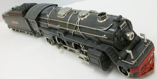 MTH 10-1254-1 392E Steam Engine w/PS 2.0-Gray/Nickel