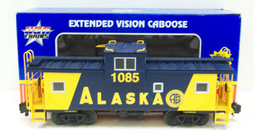 USA Trains 12117 G Alaska Railroad Extended Vision Caboose #1085
