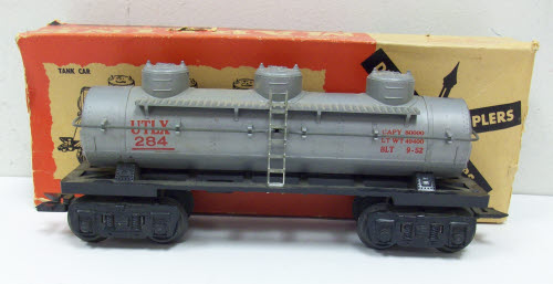 Marx 284 Vintage O UTLX 3 Dome Tank Car