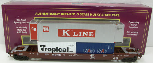MTH 20-95078 Kansas City Southern Husky Stack Car #9027