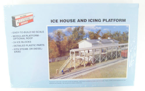 Walthers 933-3049 HO Ice House & Icing Platform Structure Building Kit