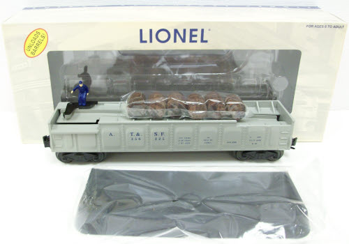 Lionel 6-26852 O Gauge AT&SF PWC Barrel Car #3562-25