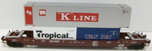 MTH 20-95078 Kansas City Southern Husky Stack Car #9027