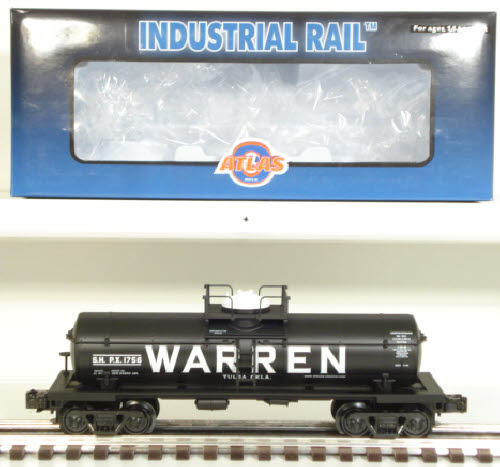 Atlas 1005009-1 O Gauge Industrial Rail Warren Tank Car #1756 - 3 Rail