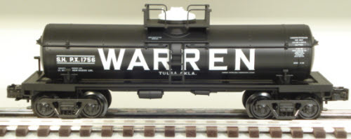 Atlas 1005009-1 O Gauge Industrial Rail Warren Tank Car #1756 - 3 Rail