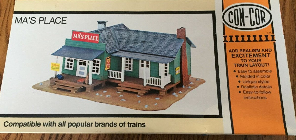 Con-Cor 9051 HO Scale Ma's Place Building Kit