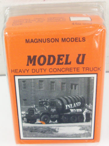 Magnuson Models 439-938 1:87 HO Heavy Duty Concrete Truck Kit