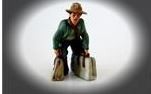Just Plain Folk 5070 G Man Lifting a Suitcase