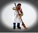 Just Plain Folk 5068 G Man with a Broom