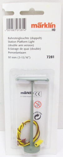 Marklin 7281 Station Platform Light 97mm