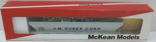 McKean 1509 JM Huber HO 4 Bay ACF Covered Hopper Kit