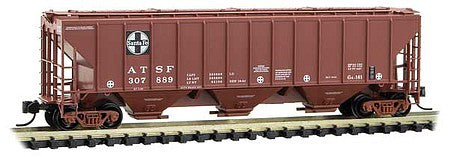 Micro-Trains 09600212 N ATSF PS-2 3-Bay High Side Covered Hopper #307889