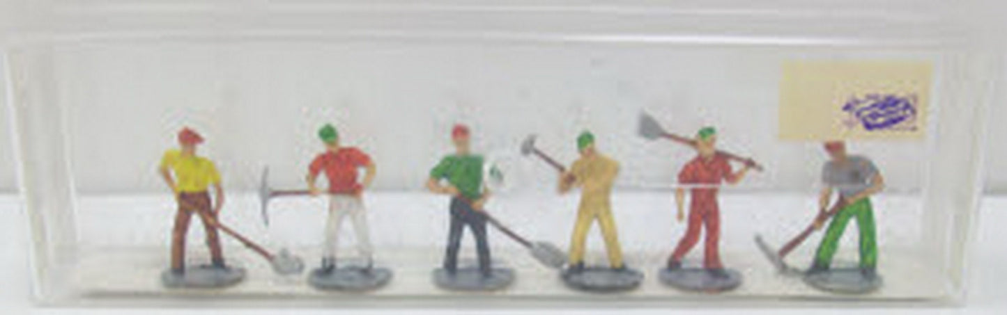 Merten 870 HO Track Repairmen #1 Figures Figures (Set of 6)