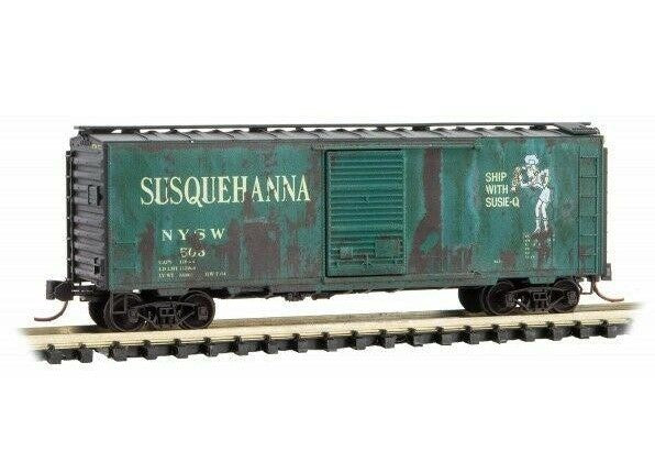 Micro-Trains 02044670 N NYSW Weathered 40' Standard Single Door Boxcar #503