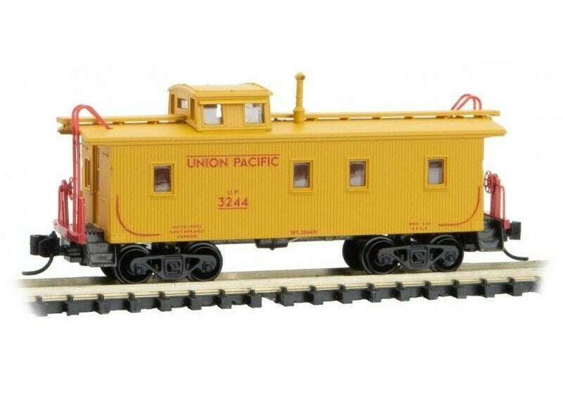 Micro-Trains 05000101 N UP 34' Wood Sheathed Caboose w/Slanted Cupola #3244