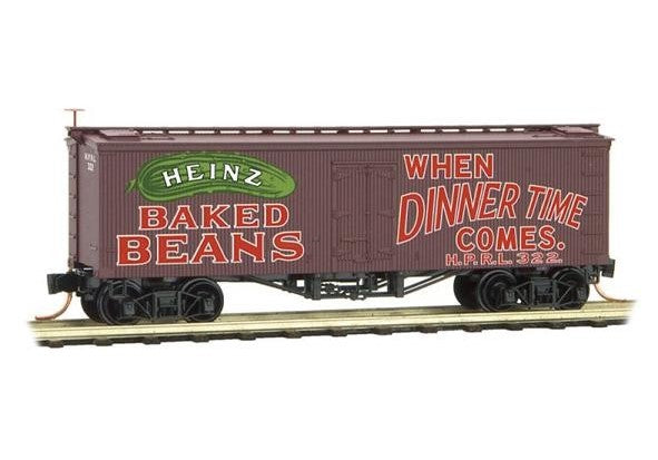 Micro-Trains 05800310 N Heinz Series Car #6 36' Wood Sheathed Reefer #322