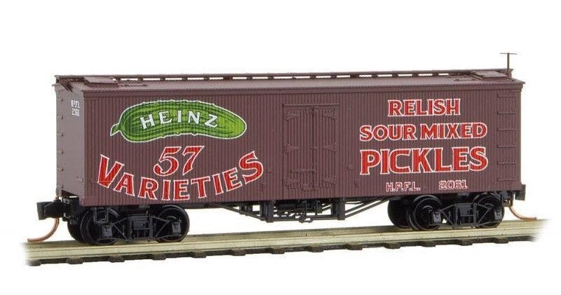 Micro-Trains 05800360 N HJ Heinz Company 36' Wood Sheathed Reefer #2061