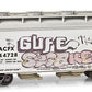 Micro-Trains 09244310 N ACFX Weathered Graffiti 2 Bay ACF Covered Hopper #44728