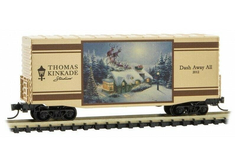 Micro-Trains 10100833 N Dash Away All 40' Single Door Hi-Cube Boxcar #2012