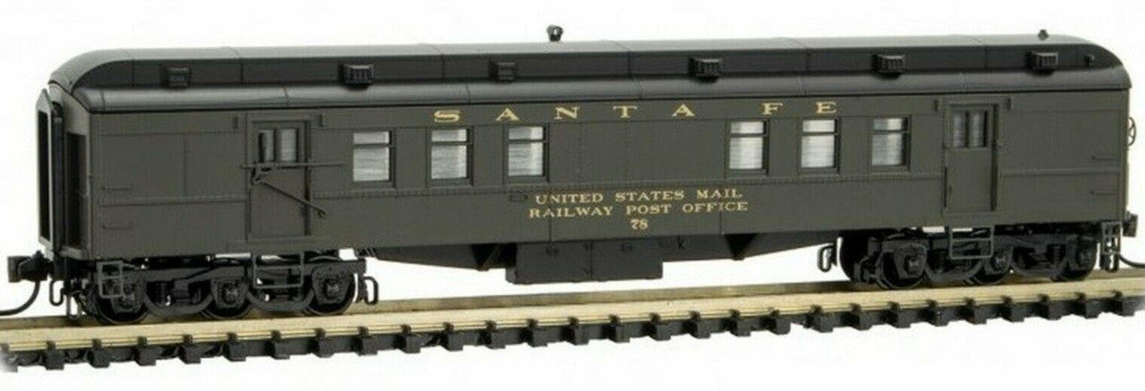 Micro-Trains 14000041 N ATSF 60' RPO Heavyweight Passenger Car #78