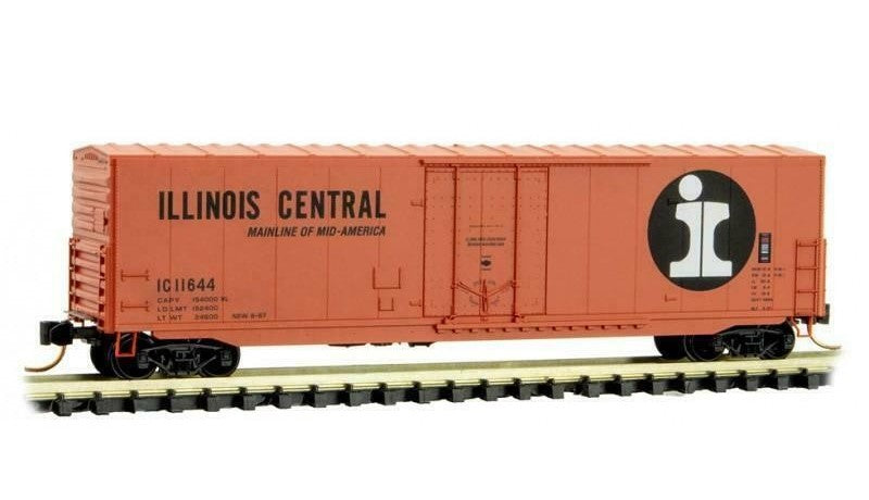 Micro-Trains 18100080 N Illinois Central 50' Plug Door Boxcar #11644