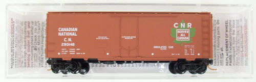 Micro-Trains 02151120 N Canadian National 40’ Standard Plug Door Boxcar #290148