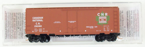 Micro-Trains 02153120 N Canadian National 40’ Standard Plug Door Boxcar #290160