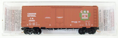 Micro-Trains 02154120 N Canadian National 40' Standard Plug Door Boxcar #290165