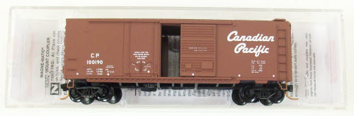 Micro-Trains 02200110 N Scale CP 40' Standard Plug & Sliding Door Boxcar #100190