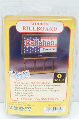 Midwest Products 3082 O Laser-Cut Wooden Billboard Kit