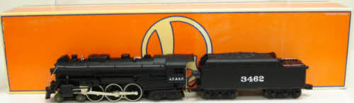 Lionel 6-28009 O Gauge Santa Fe Hudson 4-6-4 Steam Locomotive & Tender #3462