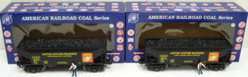 RMT COAL63 USMC 2-Bay Hopper Car (Set of 2)