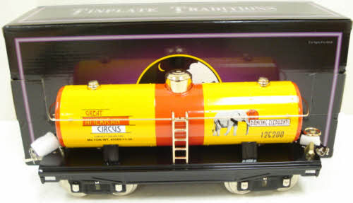 MTH 10-2192 Standard Gauge 200 Series Circus Tank Car