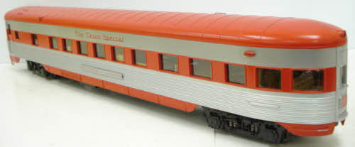 MTH 70-68010 G Texas Special Streamlined Passenger Observation Car