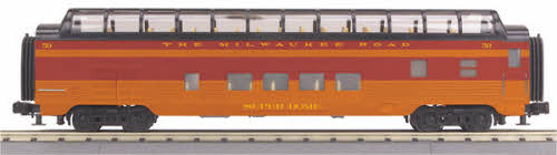 MTH 30-67197 MR 60' Streamlined Full-Length Vista Dome