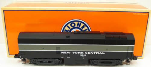 Lionel 6-34520 NYC Non-Powered Sharknose B-Unit Diesel Locomotive #3818