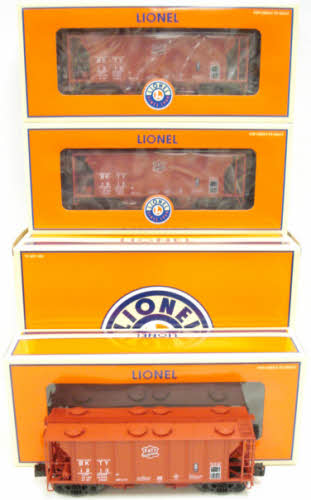 Lionel 6-11879 MKT PS-2 2-Bay Covered Hopper (Set of 3)