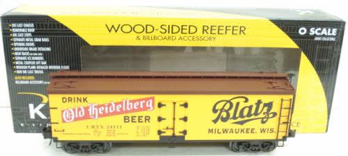 K-Line K742-8036 Blatz Beer Wood-Sided Reefer